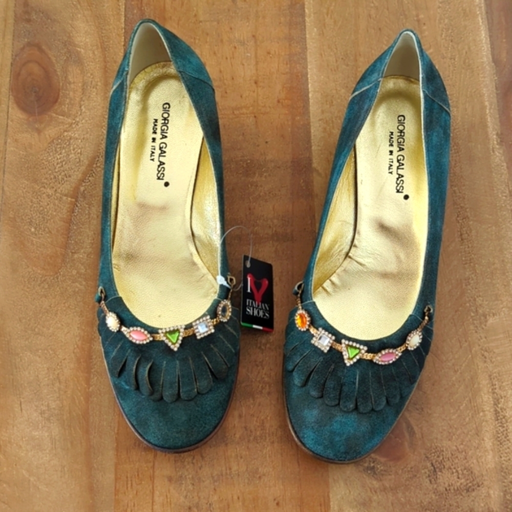 🆕🌿GIORGIO GALASSI SUEDE PUMPS🌿